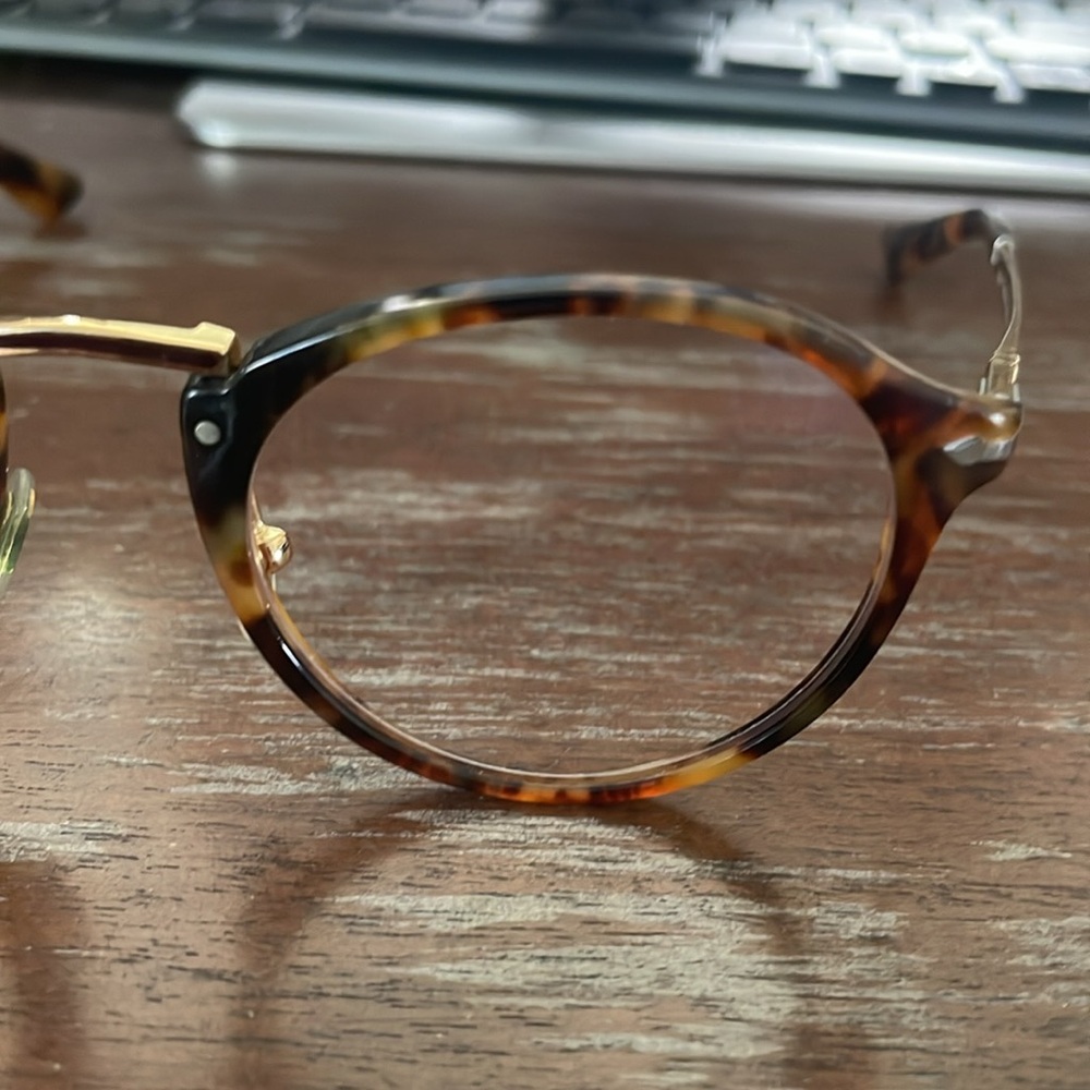 Persol 3248-v Caffe brown tortoise and gold metallic eyeglasses with case - Picture 10 of 16